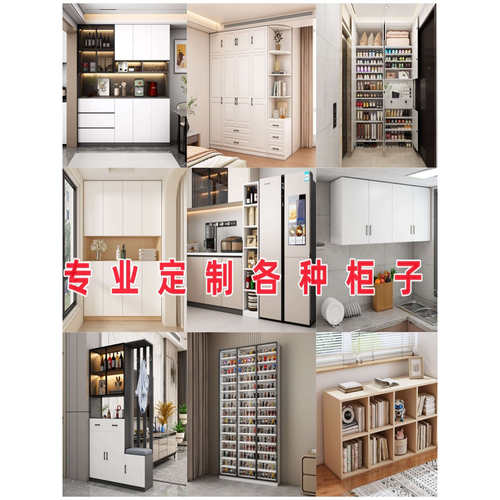 定制各种柜子储物柜衣柜收纳柜玄关柜落地置物柜餐边柜电视柜斗柜