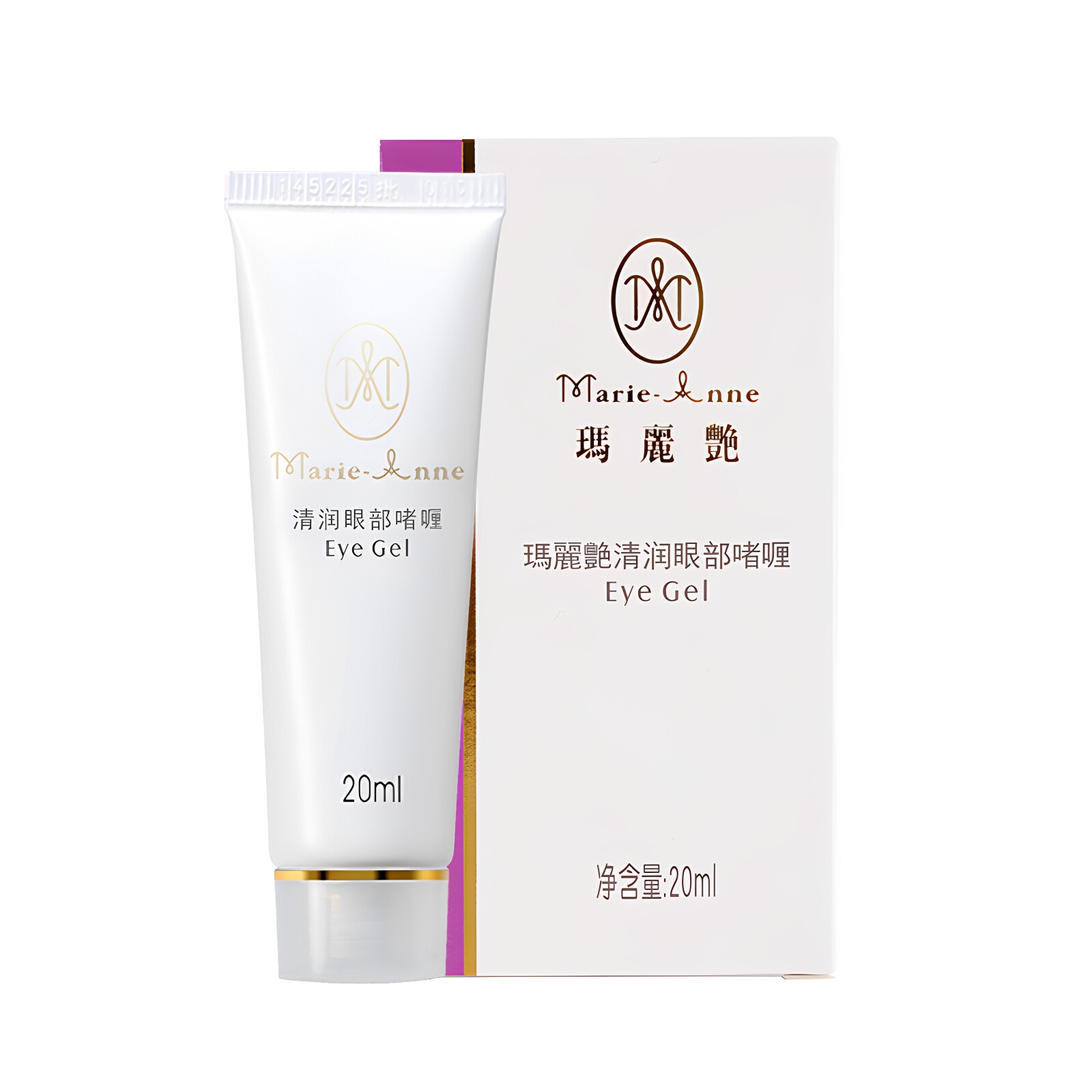 玛丽艳清润眼部啫喱护眼眼霜滋润补水保湿紧致抗皱淡化细纹正品
