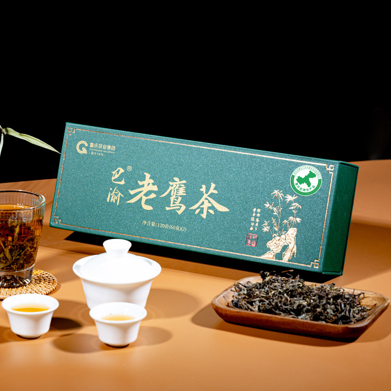 重庆茶业 巴渝老鹰茶120g礼盒 重庆巫溪特产火锅凉茶2026新茶