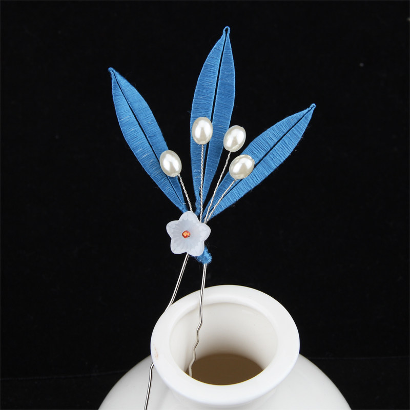 缠花材料包diy手工制作发簪簪娘汉服簪子发夹图样卡纸纸模兰花女