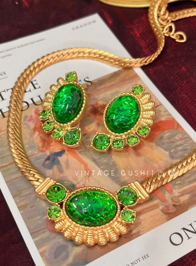 个性高级感镶嵌轻奢欧美项链钛钢