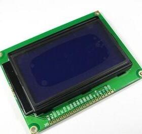 51单片机/AVR/ARM 蓝屏 LCD 12864 显示屏液晶 带字库背光 ST7920