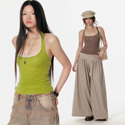 4muggle小吊带背心打底内搭外穿