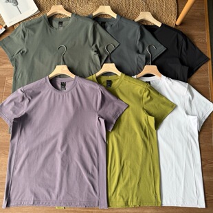 多色基础款 T恤男女同款 上衣 平替氢氧棉速干T恤透气圆领短袖 LU同款