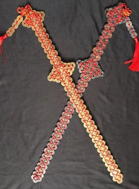 铜钱剑古钱剑宝剑五帝钱林正英同款铜钱剑金钱剑铜钱剑宝剑挂件