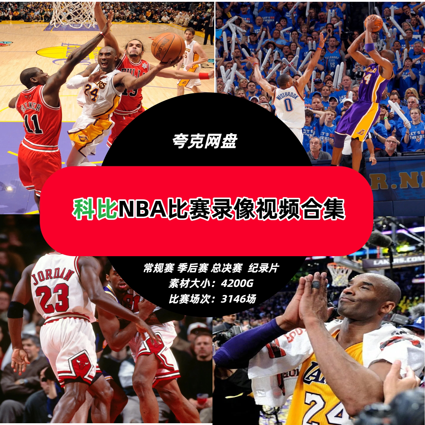 NBA科比比赛录像视频 高清 设计素材/源文件