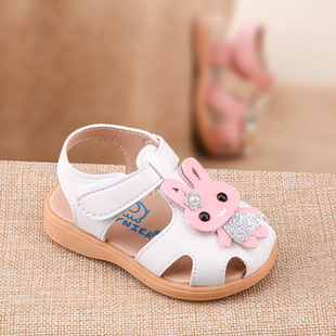 2020夏季 学步软底小童夏鞋 新款 宝宝包头公主鞋 女童凉鞋 菲尼尔童鞋