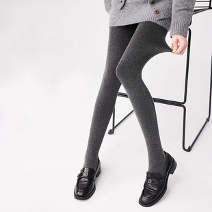 袜灰色 外穿压力瘦腿不掉档秋冬加绒加厚显瘦连裤 打底裤 女春秋薄款