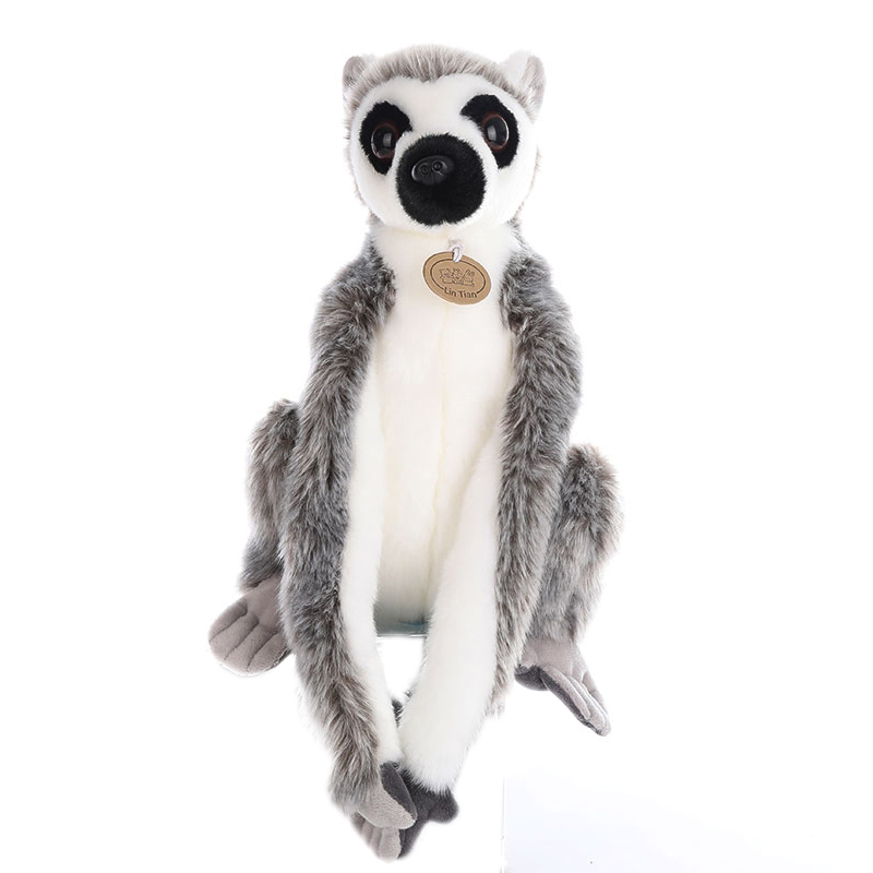 正版狐猴公仔棉花可爱