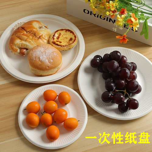 一次性盘子纸盘蛋糕纸盘绘画盘