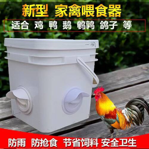 鸡自动喂食器鸡用食槽料槽