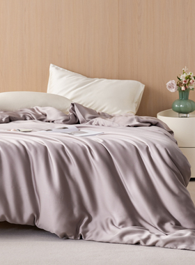 60S奥地利进口兰精天丝被套单件纯色家用亲肤凉感床单单品家用