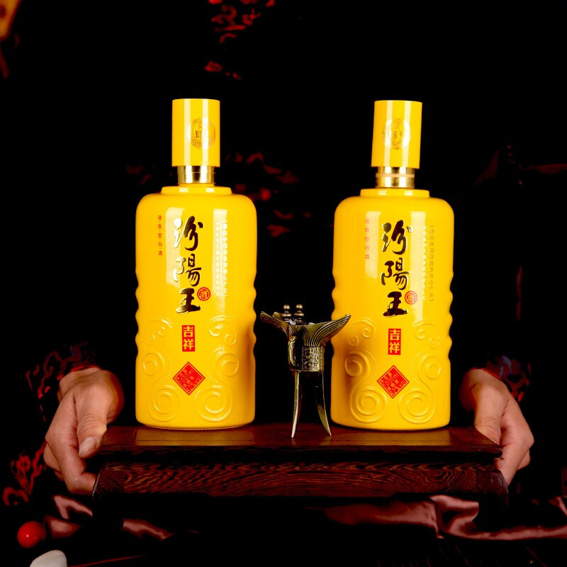 山西汾阳王42度吉祥清香型白酒自饮实惠光瓶1000ml*6瓶整箱