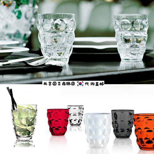韩国直邮代购意大利手工产个性球面玻璃杯高档茶杯水饮料果汁酒杯
