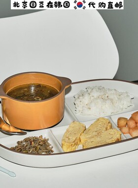 韩国代购直邮odense乐高彩色拼接高档餐具手工骨陶瓷碗酱料盘碟子