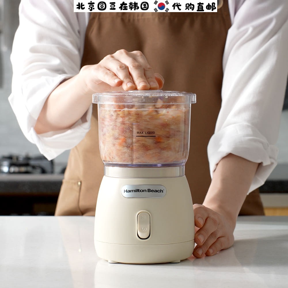 韩国直邮代购宝宝辅食水果蔬菜蒜片搅拌搅碎机绞肉机研磨机料理机