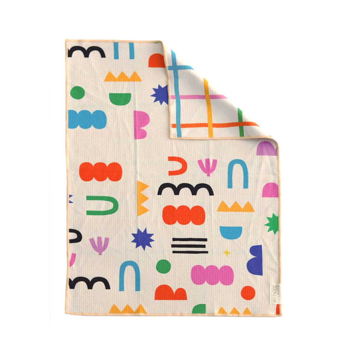 新款高货出美国高颜值双面艺术厨房巾擦手巾垫布沥水布擦碗大号厚