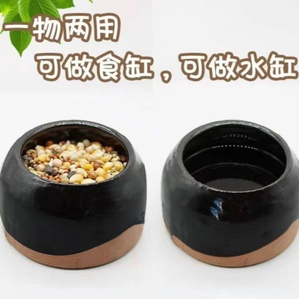 鸽子陶瓷食罐加厚鸟食盒碗喂食盒水槽陶瓷鸟罐鸽子用用具信鸽鸽具