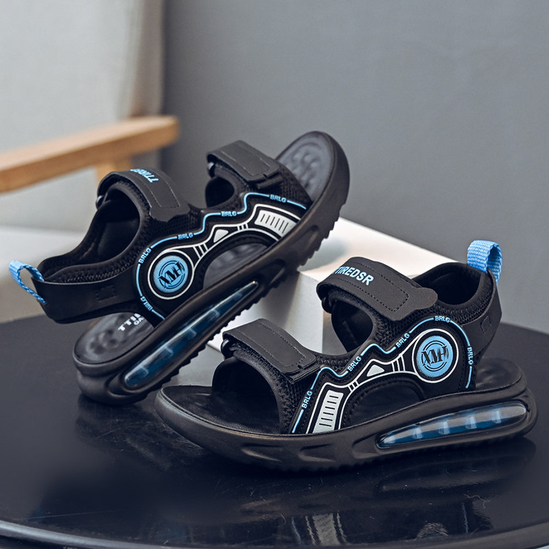 男童凉鞋2025新款夏季儿童软底防滑中大童男孩鞋子学生真皮沙滩鞋,童鞋/婴儿鞋/亲子鞋,凉鞋,淘宝优惠券,粉丝福利购,淘宝优惠卷