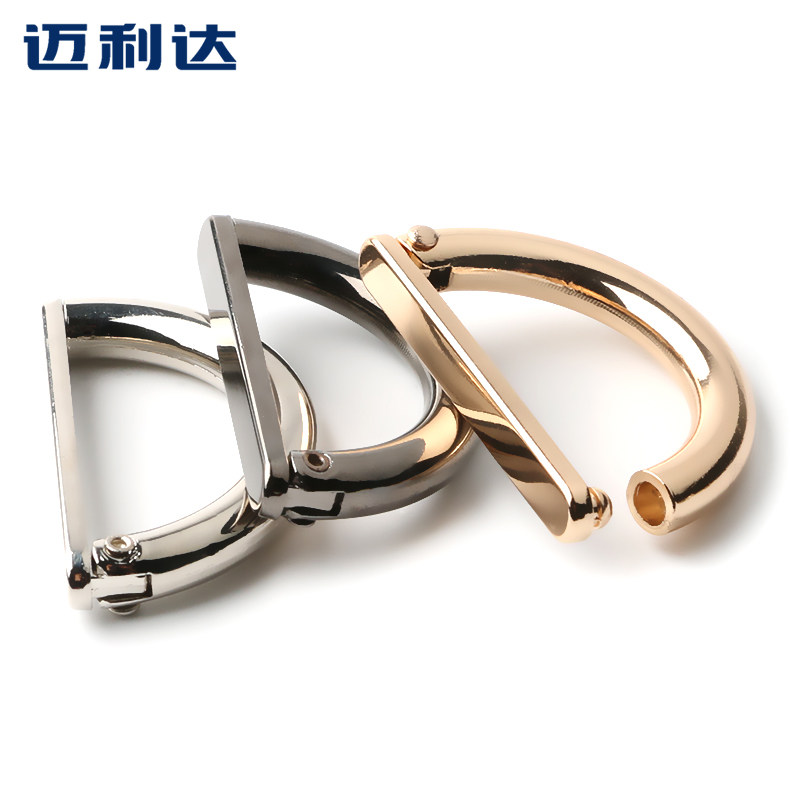 金属纽扣d字扣d型包包调节扣毛呢