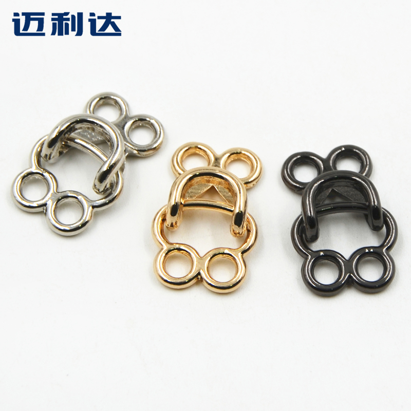 迈利达 金属貂皮皮草暗扣挂扣 风衣隐形挂钩 风纪扣 连接钮扣
