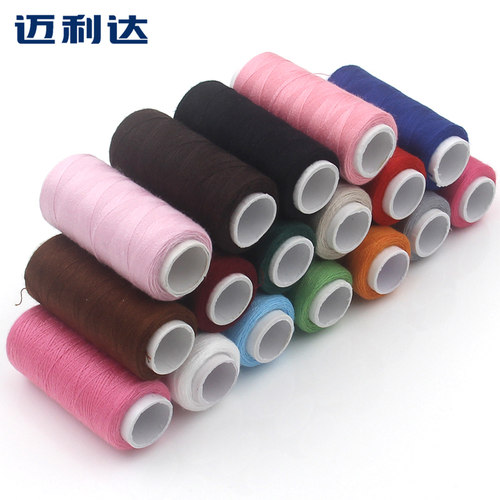 家用缝纫线小卷黑色缝衣服线卷