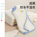 法国ELLE BABY儿童洗漱巾宝宝刷牙围兜防水拍嗝垫肩巾洗脸不湿衣