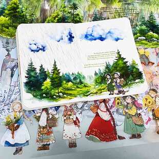 小可爱自制树胶带魔法树世界树造景拼贴装饰树手帐胶带可来图定制