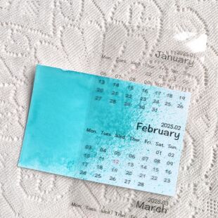 自制2025/2026月历胶带无白墨pet手帐拼贴盐系轻复古装饰月历星期