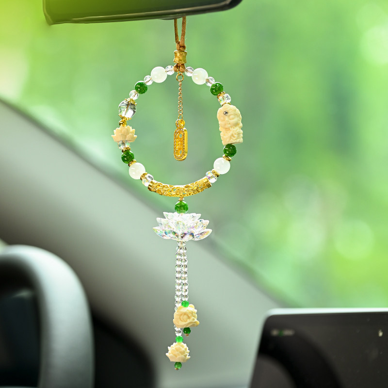 汽车挂件车内饰品后视镜挂饰女车载水晶吊坠平安纳福好运车挂吊饰,汽车用品/电子/清洗/改装,车挂,淘宝优惠券,粉丝福利购,淘宝优惠卷