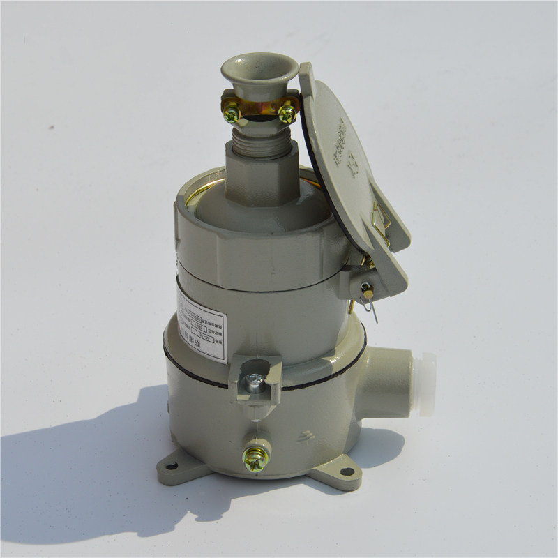 防爆插销ac-16a 32a等规格铝合金外壳插头 插座220v 380v三四五芯