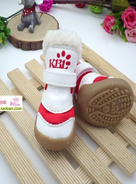 羊羔绒鞋子外出加厚不掉脚软底KBL四季款泰迪雪地靴