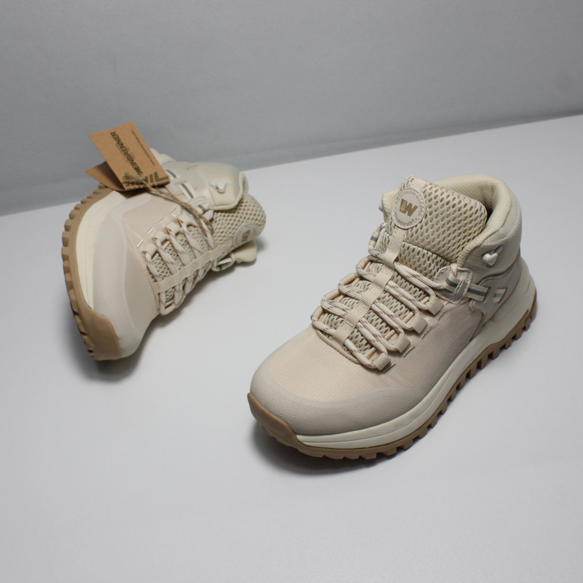 外贸欧美春秋户外休闲大码女鞋防滑耐磨时尚徒步鞋高帮旅游登山鞋