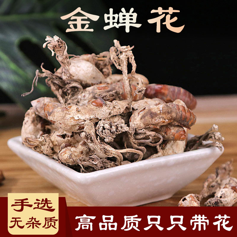 中药材金蝉花新货500g虫草孢子粉
