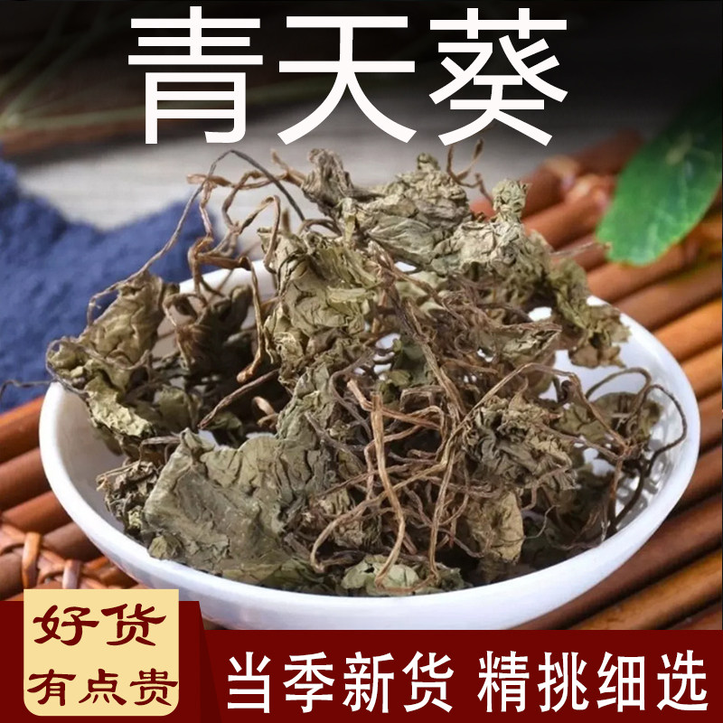 正品野生青天葵中药材500g独叶莲天葵半边伞珍珠叶坠千斤独脚天葵