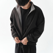 haonanhuang 新贵风复古松弛感双面穿休闲舒适通勤立领夹克外套