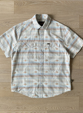 美国复古Howler bros 男士vintage短袖休闲衬衫