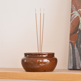 香炉家用供奉祠堂陶瓷大口径佛台闽南拜拜香炉拜祖先的香炉拜月娘