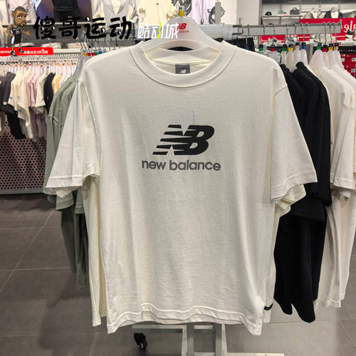 NEW BALANCE NB 男女同款中性运动休闲经典圆领T恤短袖 MT51500