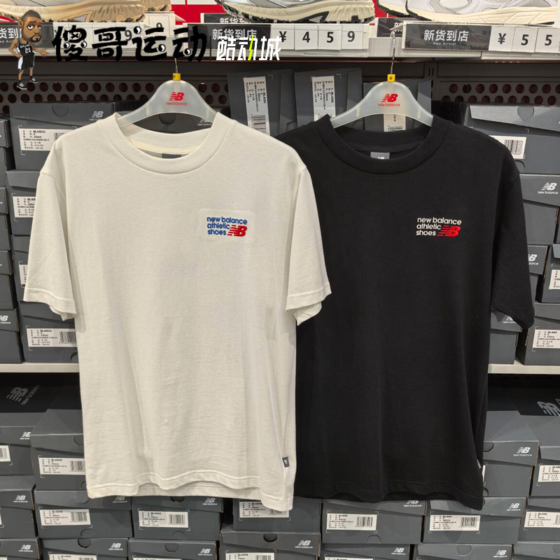 NEW BALANCE NB 男子运动时尚休闲纯棉短袖T恤 MT41908