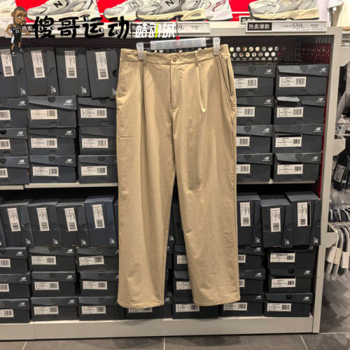 NEW BALANCE NB男款运动休闲舒适百搭直筒长裤NTF18041