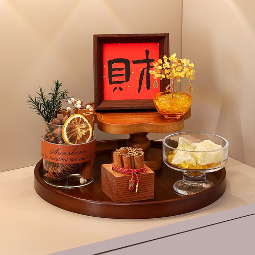 中古风入户玄关摆件乔迁之喜入宅礼物全套客厅装饰品搬家仪式用品