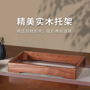 奥克斯自动上水壶配件（底座木框丨纯钛上水管丨公道杯丨纯钛杯）