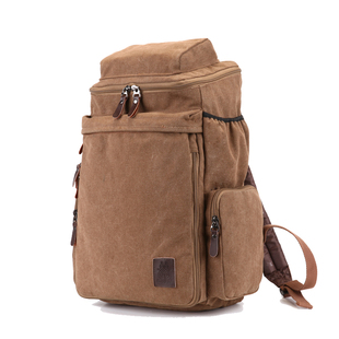 大容量帆布双肩包男女旅行背包户外登山包旅游行李包学生书包45L