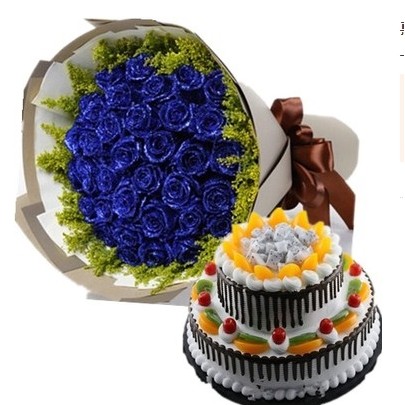 沙河市留村镇册井刘石岗柴关蝉房乡蛋糕店鲜花店配送生日蛋糕玫瑰