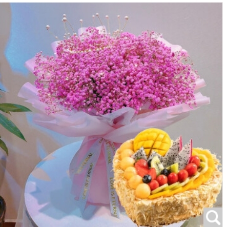 海丰县可塘梅陇二环南海丽大道蓝天广场新园玫瑰花生日蛋糕鲜花店