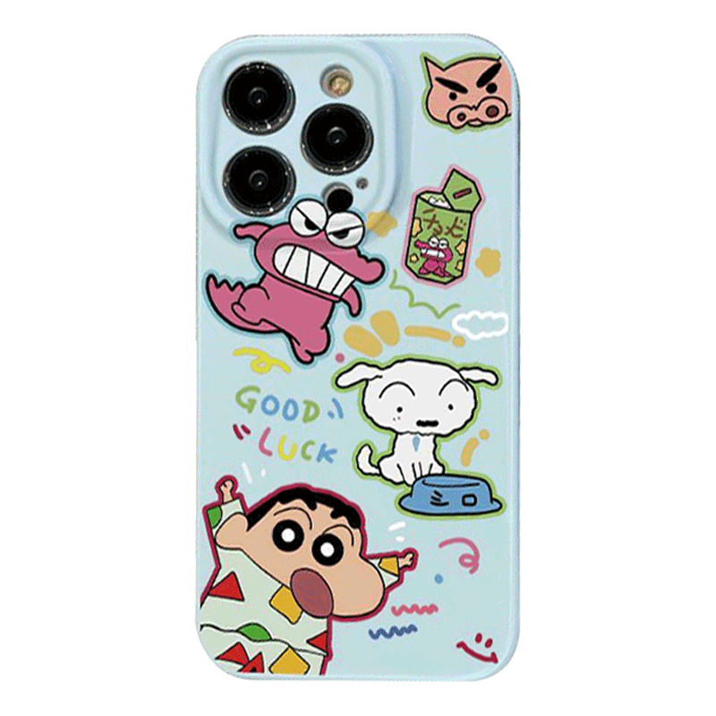 夏季蜡笔小新适用红米note12pro手机壳11tpro新款小米13pro/12s/11散热note10/9pro小众k60全包k50pro防摔k40