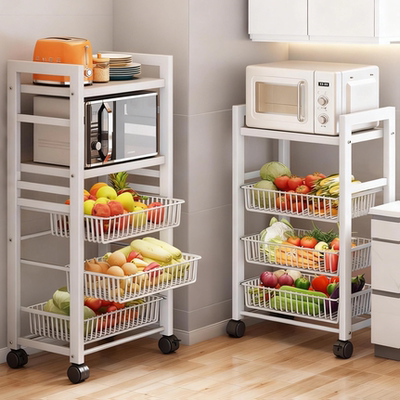 【拉篮式】厨房蔬菜置物架