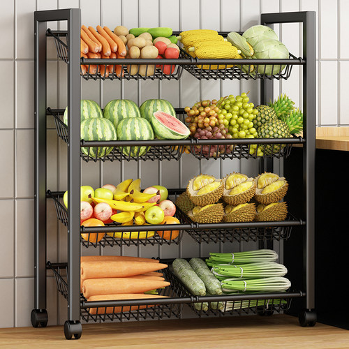 厨房加厚加宽蔬菜收纳架子