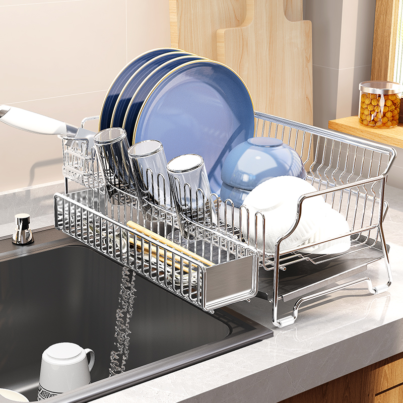 【304不锈钢】分区沥水篮免安装